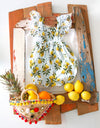 Positano Dress for Women in lemon print
