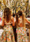 Amalfi Dress in Taormina Peach Print