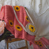 Umbria Hand-Knitted Sunflower Romper