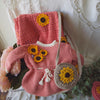 Umbria Hand-Knitted Sunflower Romper