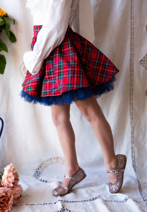 Inverness skirt in red tartan