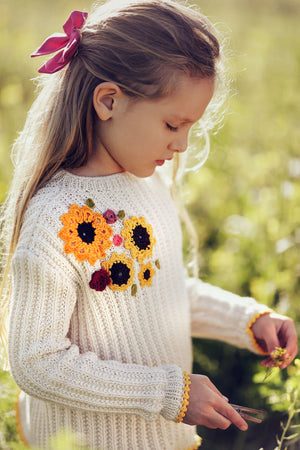 Umbria sunflower Sweater