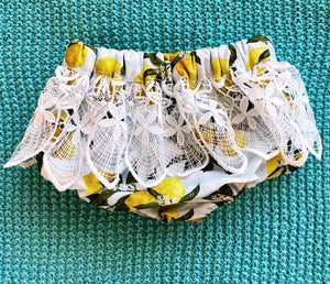 Boho Bloomers in Lemon Print