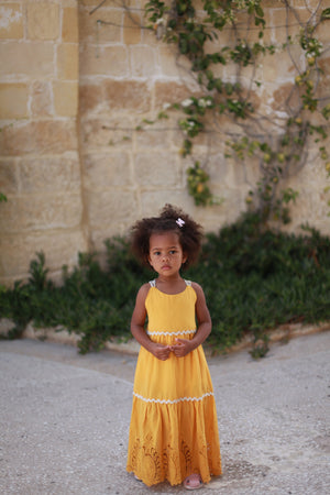 Amalfi Dress in Sunshine Yellow