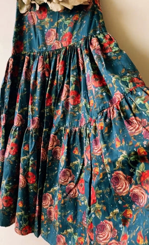 Mama Forest Floral Print Skirt