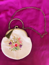 Enchanted Butterfly Hand Embroidered Bag